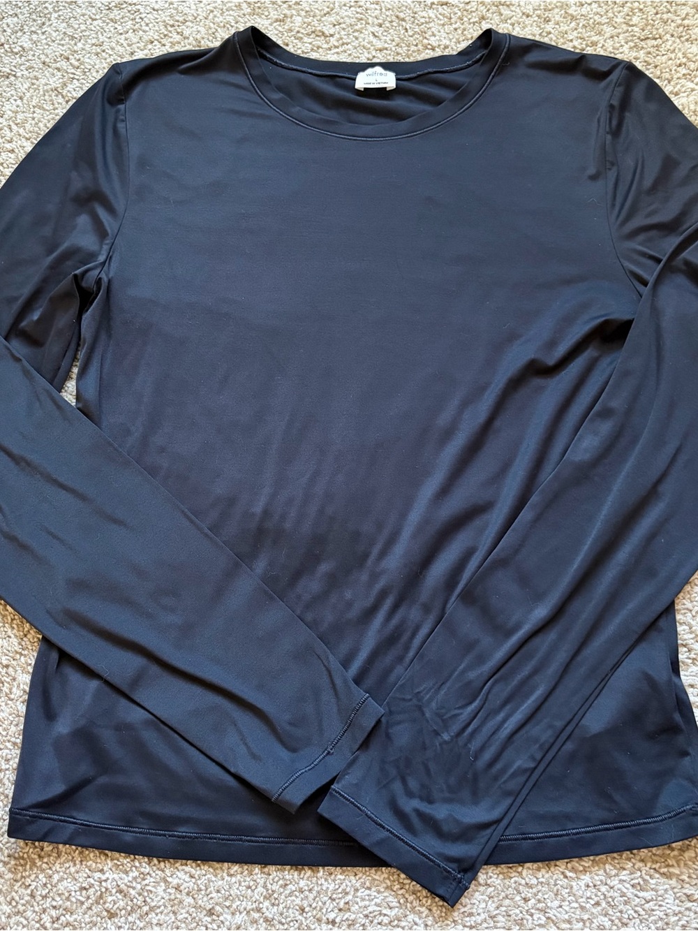 Wilfred Black Long Sleeve Tee size L